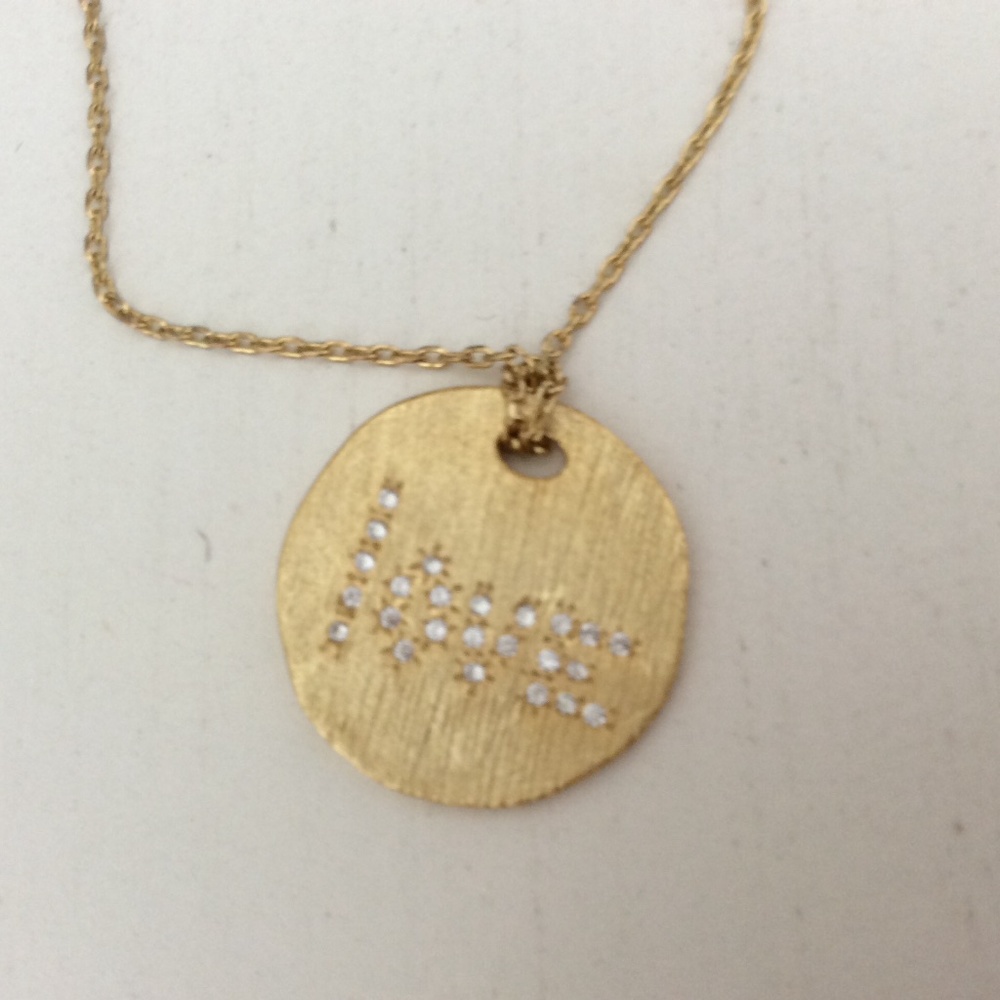 !!  HOST PICK  !!  Vermeille 925 sterling silver “love” necklace